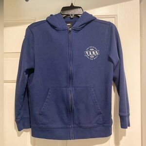 Vans hoodie full zipper boys medium